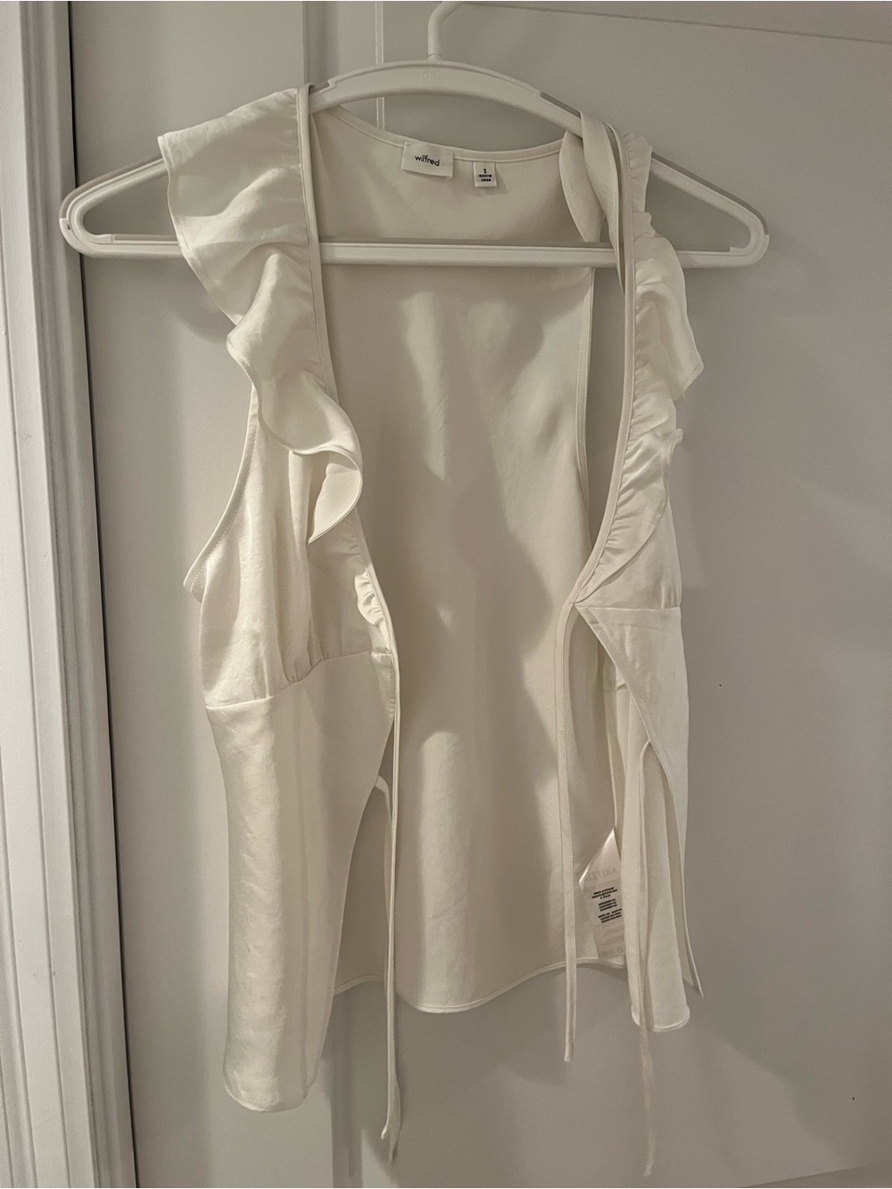 Wilfred tonka silk blouse